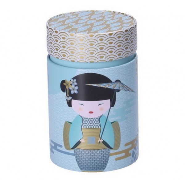 Boîte à thé New Little Geisha bleue 125 gr