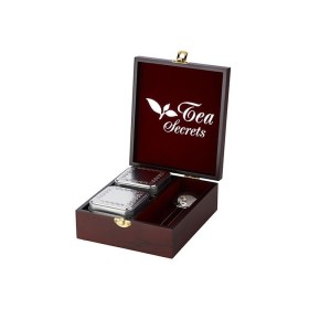 Coffret de thé - noyer - 2 boites - Kyosei Tea