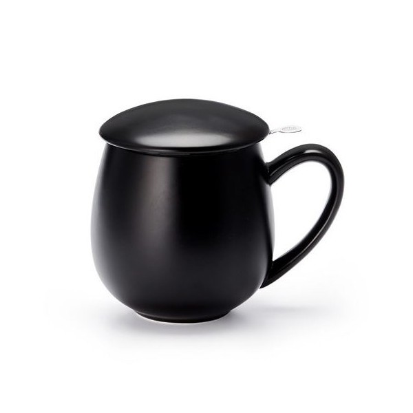 Tisanière en porcelaine noire mat avec infuseur 300 ml