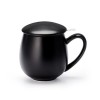 Tisanière en porcelaine noire mat avec infuseur 300 ml