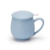 Tisanière en porcelaine bleue mat avec infuseur 300 ml