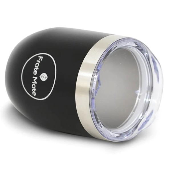 Calebasse à maté isotherme couleur noire, 350 ml