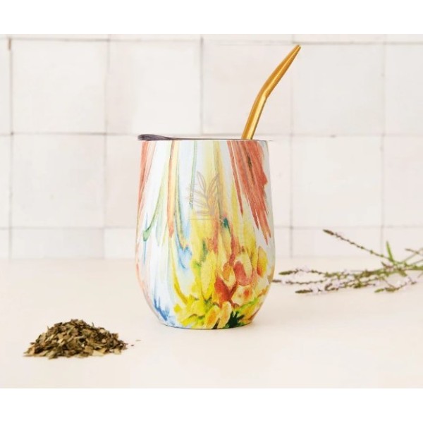 Calebasse à Maté isotherme Arcoiris, 350 ml