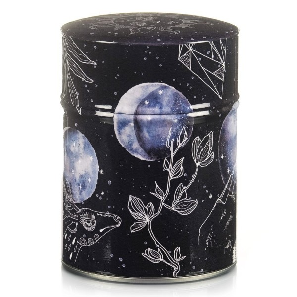 Boîte à thé Lunare de 125 gr, décorée à la main