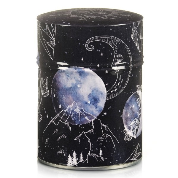 Boîte à thé Lunare de 125 gr, décorée à la main