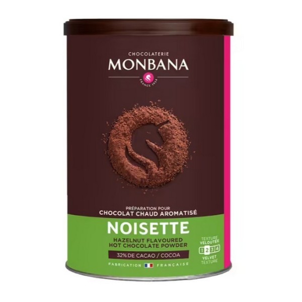 Chocolat en poudre trésor de chocolat noisette Monbana
