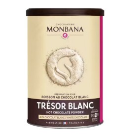 Chocolat en poudre trésor de chocolat blanc Monbana