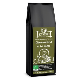 Genmaicha à la rose bio du Japon