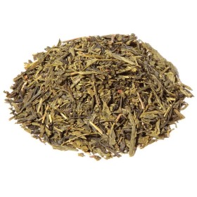 Thé vert Sencha bio avec de grandes feuilles