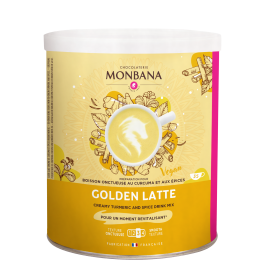 Golden Latte en poudre de chez Monbana 350 gr