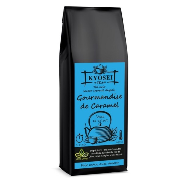 Gourmandise de Caramel, notre thé noir saveur caramel