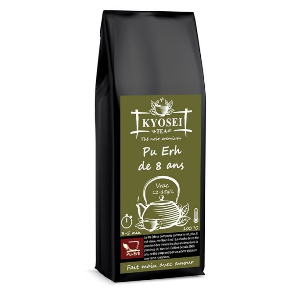 Thé Pu Erh de 8 ans d'âges