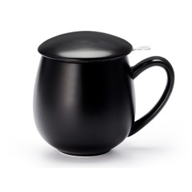 Tisanière en porcelaine - noir mat - 300 ml - Kyosei Tea