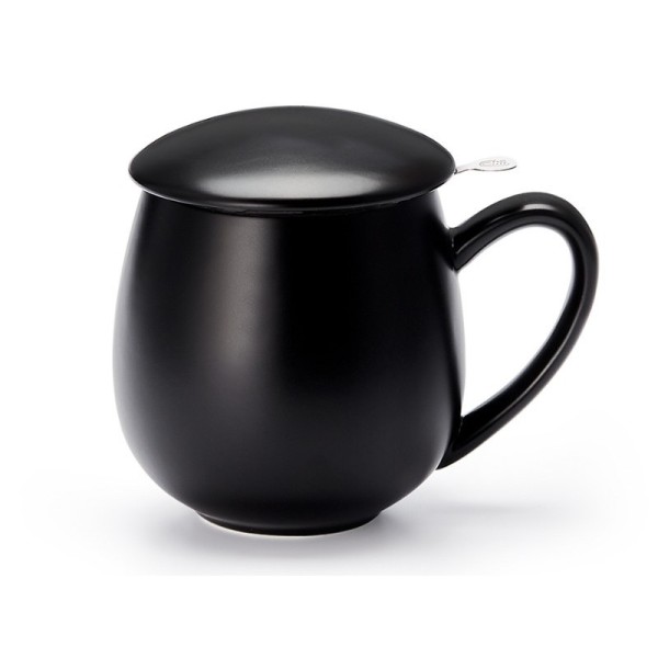 Tisanière en porcelaine - noir mat - 300 ml - Kyosei Tea