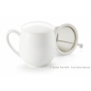 Tisanière en porcelaine blanche avec filtre inox et couvercle – 0.35 L – Kyosei Tea