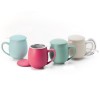 Collection de tisanières en porcelaine mate avec la version blanche en avant – 0.35 L – Kyosei Tea