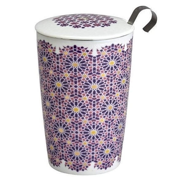 Tisanière Andalousie Berry en porcelaine double paroi 330 ml – Kyosei Tea