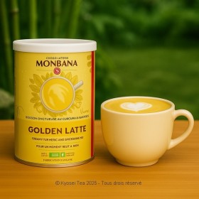 Présentation du Golden latte de chez Monbana - Kyosei Tea