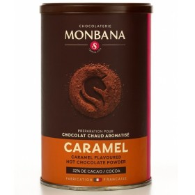 Boîte de 250 gr du Chocolat Caramel de chez Monbana - Kyosei Tea