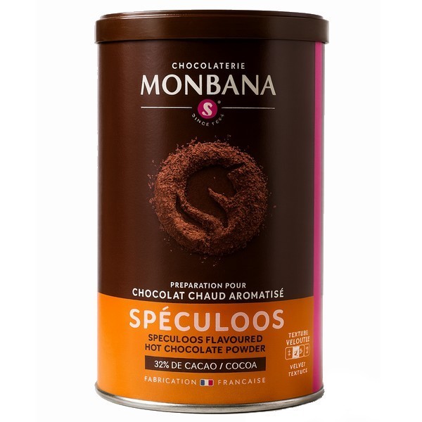 Boîte de 250 gr du Chocolat Spéculos de chez Monbana - Kyosei Tea