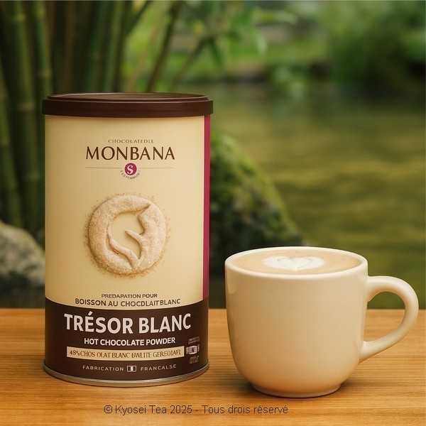 Présentation du Chocolat Trésor Blanc de chez Monbana - Kyosei Tea