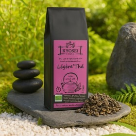 Présentation du thé vert Légère'Thé de 100 gr - Kyosei Tea
