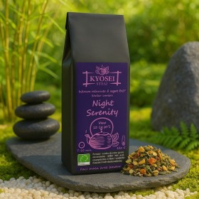 Présentation de l'infusion Night Serenity Bio - Kyosei Tea