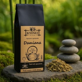 Presentation de l'infusion de Damiana - Kyosei Tea
