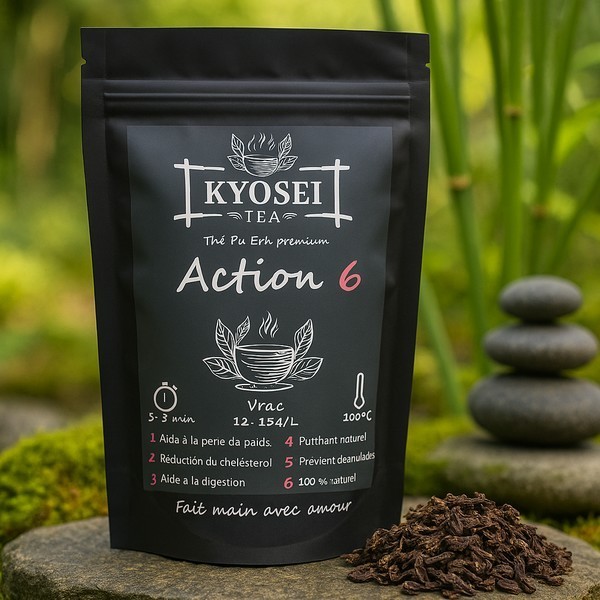 Présentation du thé Pu Erh Action 6 - Kyosei Tea