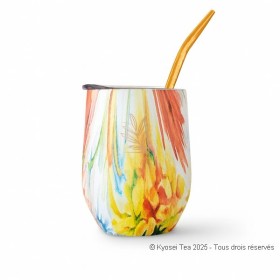 Calebasse à maté Arcoiris et sa bombilla - Kyosei Tea