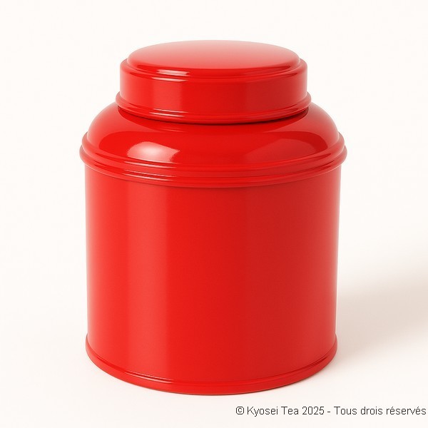 Boîte à thé empilable rouge vif - Kyosei Tea