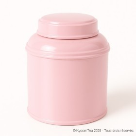 Boîte à thé empilable rose clair 100 gr - Kyosei Tea
