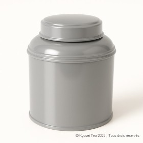 Boité à thé empilable gris argenté 100 gr - Kyosei Tea