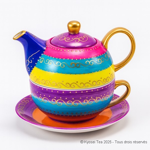 Théière solitaire Charlana en porcelaine - Kyosei Tea