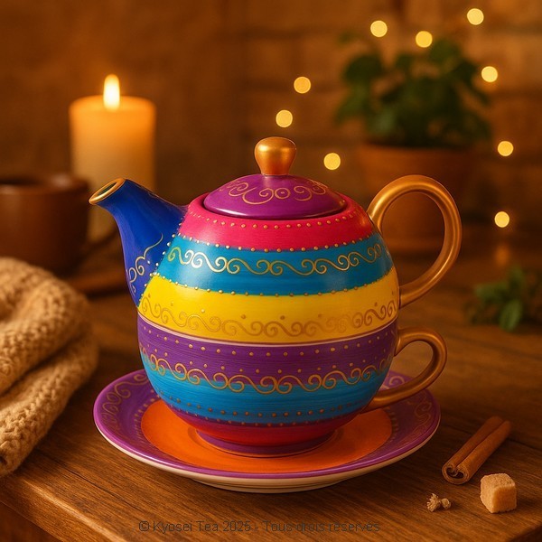 Présentation de la théière solitaire Charlana - Kyosei Tea