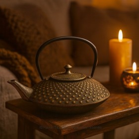 Présentation de la théière en fonte Kazuha - Kyosei Tea