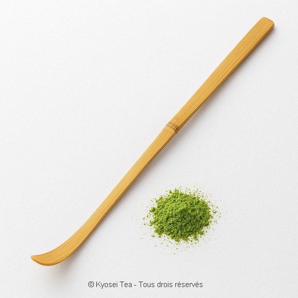Cuillère en bambou pour doser le matcha - Kyosei Tea