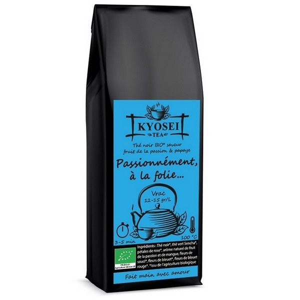Sachet de thé noir Passionnément, à la folie bio - Kyosei Tea