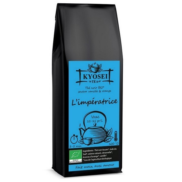 Sachet de thé noir L'impératrice bio 100 gr - Kyosei Tea