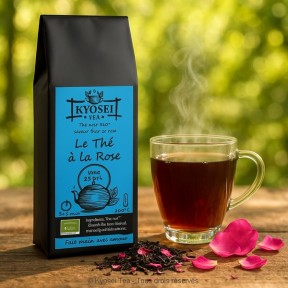 Présentation du thé à la rose bio - Kyosei Tea