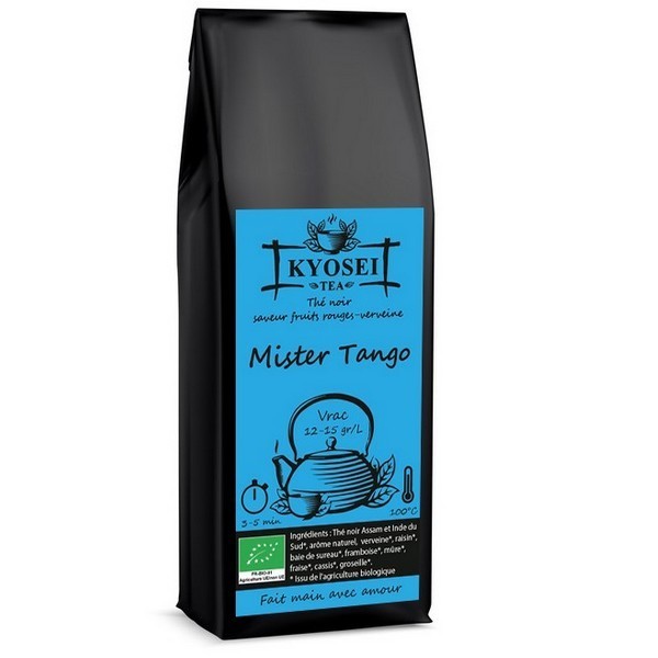 Sachet de thé noir Mister Tango bio 100 gr - Kyosei Tea