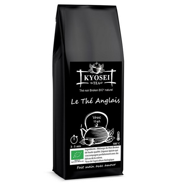 Sachet de thé Anglais bio 100 gr - Kyosei Tea