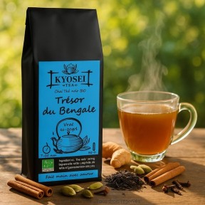 Présentation du thé noir Trésor du Bengale bio - Kyosei Tea