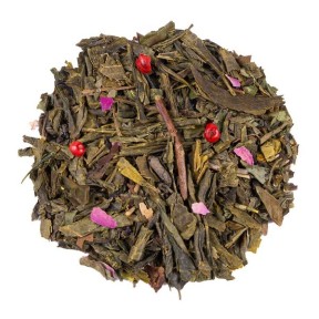 Thé vert en vrac La Rose rencontre la Menthe bio - Kyosei Tea