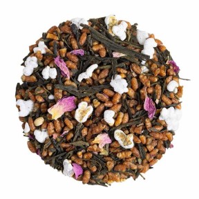 Thé en vrac de Genmaicha à la Rose - Kyosei Tea