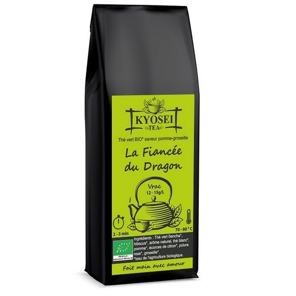 Sachet de thé La Fiancée du Dragon bio 100 gr - Kyosei Tea