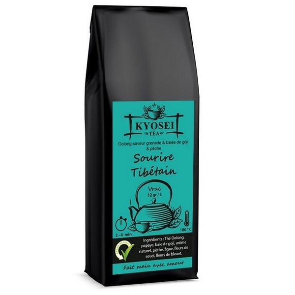 Sachet de thé vert Sourire Tibétain 100 gr - Kyosei Tea