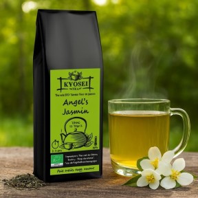 Présentation du thé vert Angel's Jasmin bio - Kyosei Tea