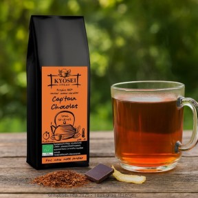 Présentation du thé rooibos Capt'ain Chocolat bio - Kyosei Tea