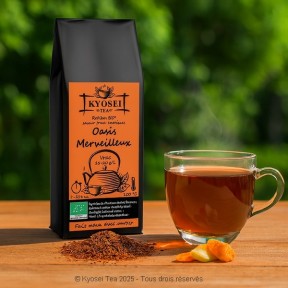 Présentation du thé Rooibos Oasis Merveilleux bio - Kyosei Tea
